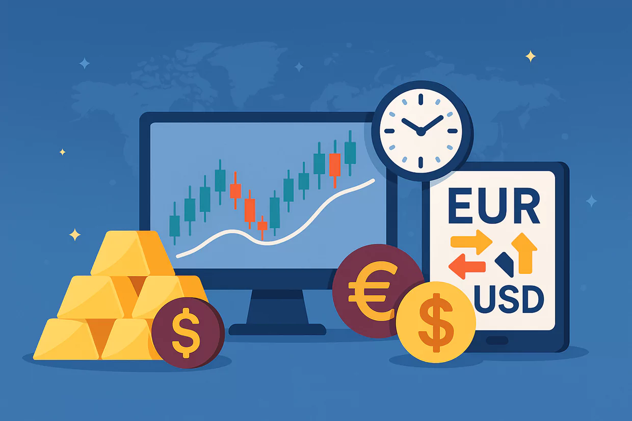 เวลาเปิด-ปิดตลาด Forex และทองคำ